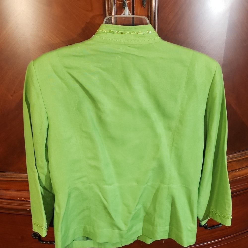 Dressbarn Vibrant Green Jacket - Picture 8 of 8